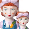 Intratuin bloempot Babbe paars 6 x 6 x 10 cm