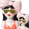 Intratuin bloempot Babbe roze 13 x 10 x 20 cm