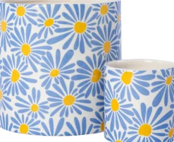 Intratuin bloempot Baku blauw D 13,5 H 13,5 cm