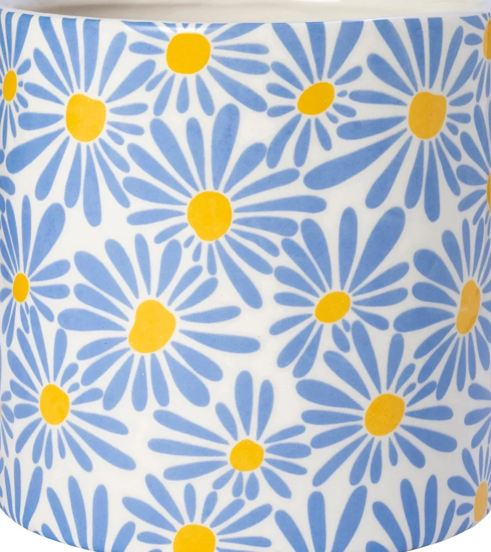 Intratuin bloempot Baku blauw D 7,5 H 7,5 cm