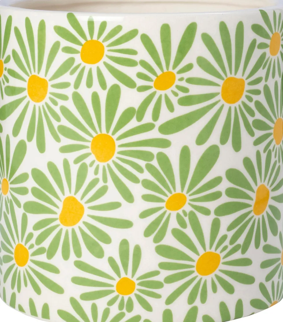 Intratuin bloempot Baku groen D 7,5 H 7,5 cm