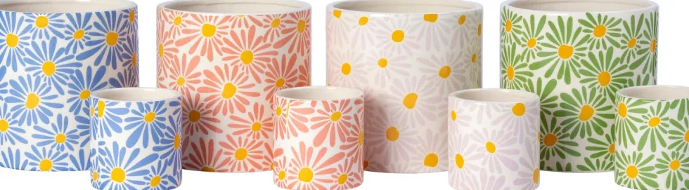 Intratuin bloempot Baku roze D 7,5 H 7,5 cm