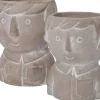 Intratuin bloempot Beau grijs D 8,5 H 8,5 cm