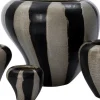 Intratuin bloempot Beetle bruin / zwart D 19 H 18 cm