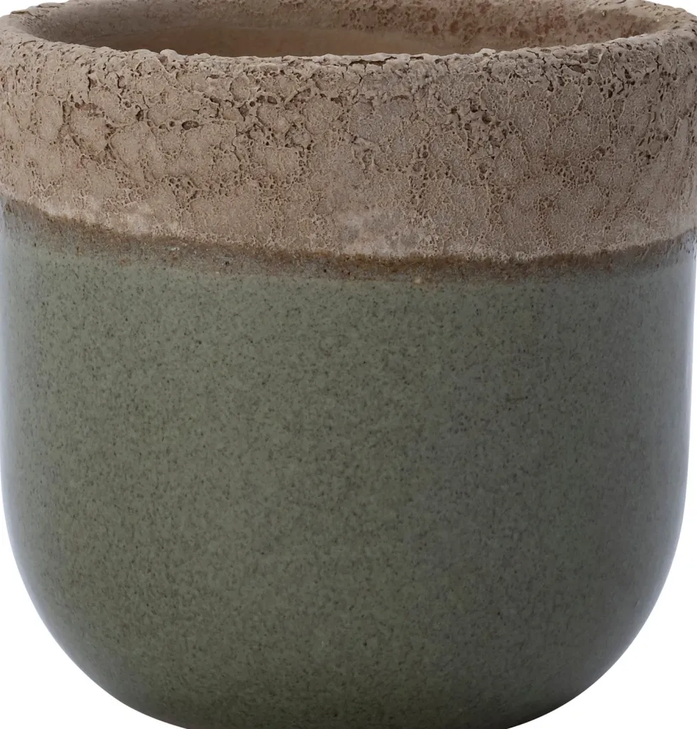 Intratuin bloempot Belga groen D 8 H 8 cm