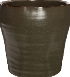 Intratuin bloempot Benthe groen D 19 H 19 cm