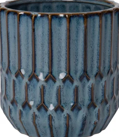 Intratuin bloempot Bibi blauw D 13 H 12 cm