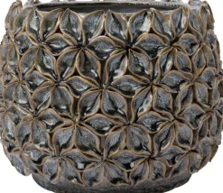 Intratuin bloempot Bilbao blauw D 21,5 H 16,5 cm