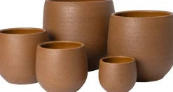 Intratuin bloempot Billi donkerbruin D 16 H 14 cm