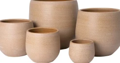 Intratuin bloempot Billi lichtbruin D 16 H 14 cm