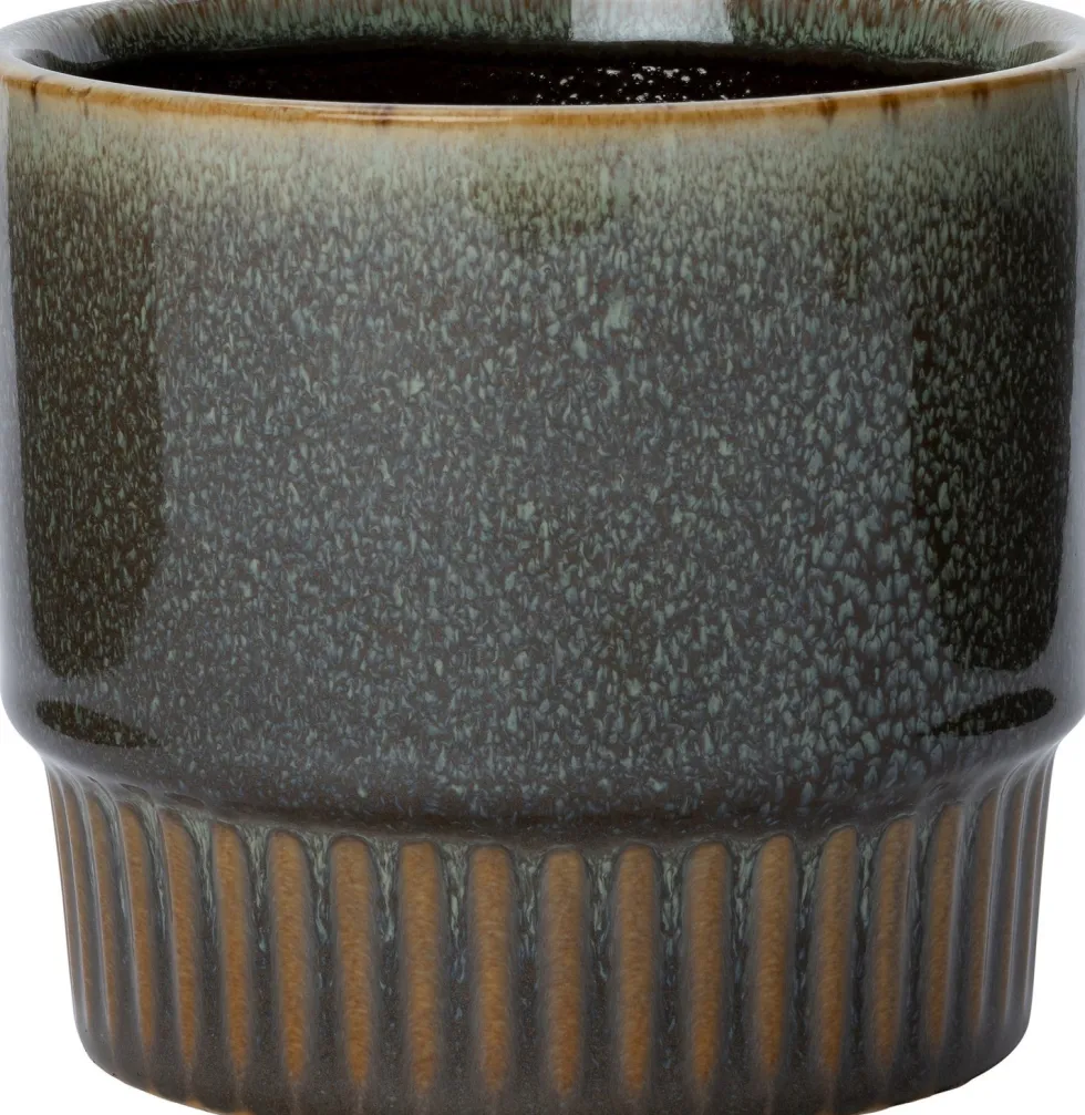 Intratuin bloempot Bjork groen D 6,8 H 6,5 cm