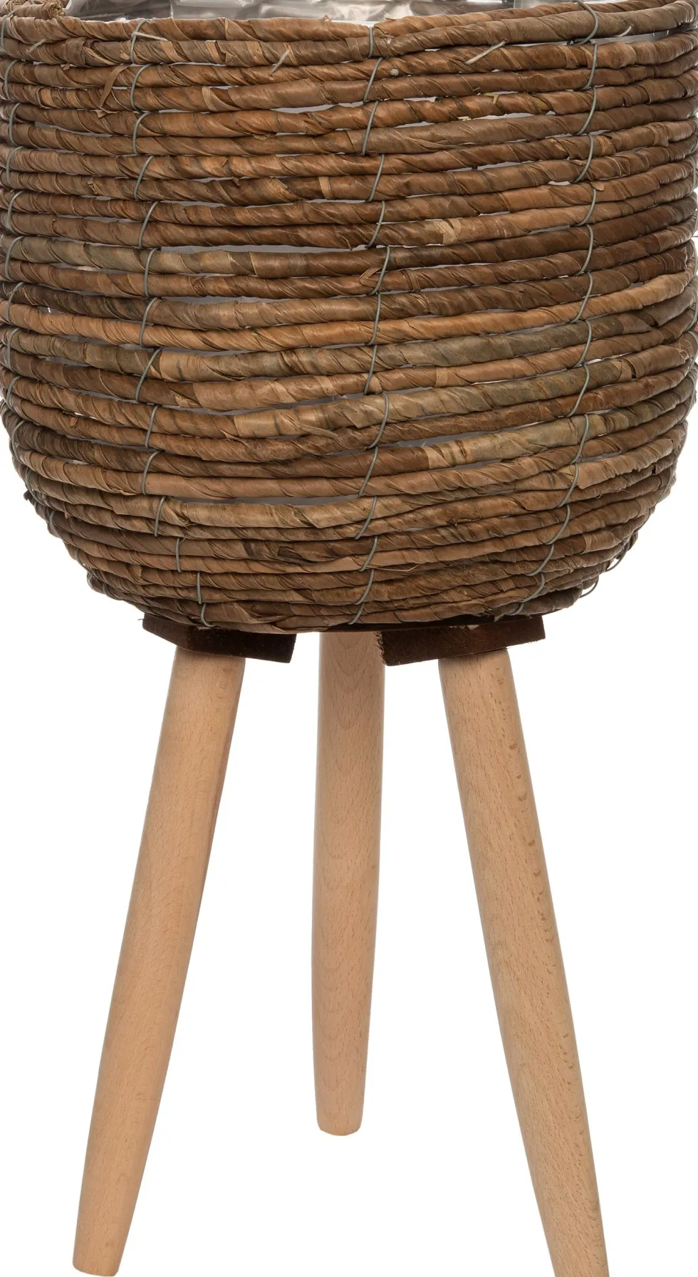 Intratuin bloempot blad bruin 46 cm