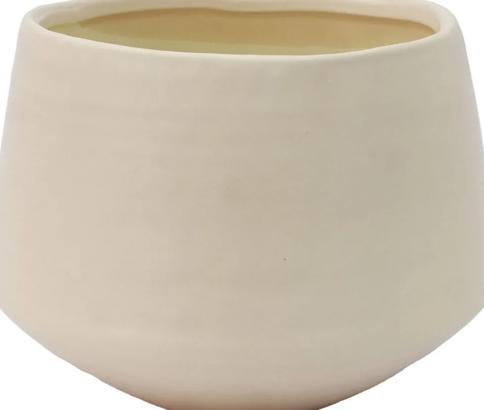 Intratuin bloempot Boas crème D 18,5 H 13,5 cm