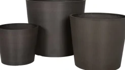 Intratuin bloempot Boaz donkergrijs D 40 H 35,5 cm