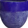 Intratuin bloempot Bobby blauw D 25 H 23 cm