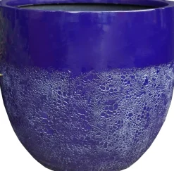 Intratuin bloempot Bobby blauw D 33 H 29 cm