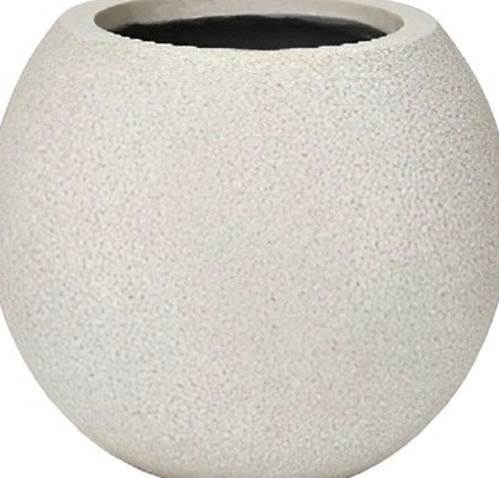 Intratuin bloempot Braga beige D 29,5 H 26 cm