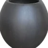 Intratuin bloempot Braga zwart D 35 H 28 cm
