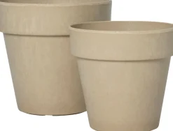 Intratuin bloempot Bram taupe D 36 H 34 cm