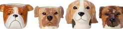 Intratuin bloempot Bug bruin 15,5 x 15,5 x 11,5 cm
