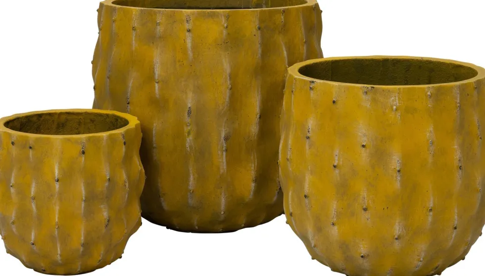 Intratuin bloempot Cactus geel D 34 H 31 cm