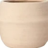 Intratuin bloempot Calma beige D 15 H 12 cm