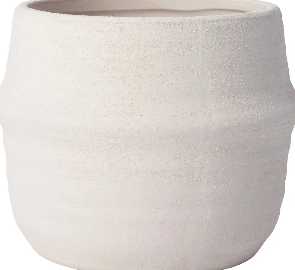 Intratuin bloempot Calma wit D 15 H 12 cm