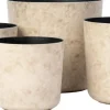 Intratuin bloempot Celand beige D 21,9 H 20 cm