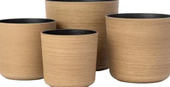 Intratuin bloempot Celand naturel D 14,5 H 13,31 cm