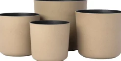 Intratuin bloempot Celand taupe D 21,9 H 20 cm