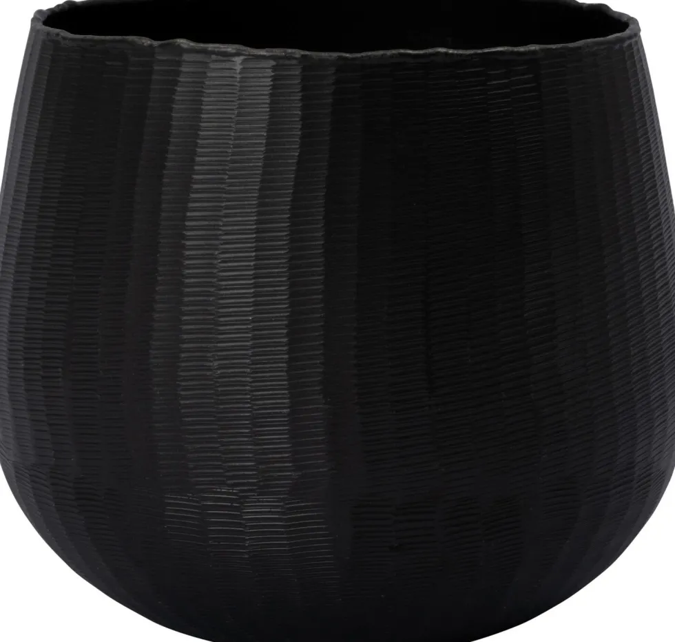 Intratuin bloempot Celest zwart D 25 H 22 cm