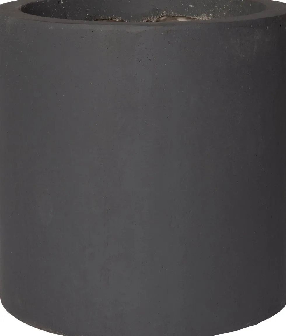 Intratuin bloempot Cillindro antraciet D 40 H 40 cm