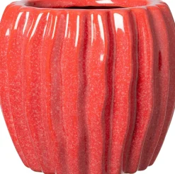 Intratuin bloempot Cira rood D 17 H 15 cm