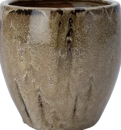 Intratuin bloempot Coco bruin D 21 H 21 cm