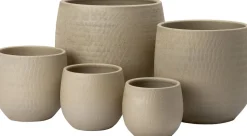 Intratuin bloempot Dag goud D 16 H 18 cm