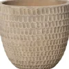 Intratuin bloempot Demi beige D 49 H 41 cm