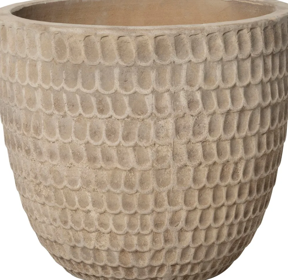Intratuin bloempot Demi beige D 49 H 41 cm