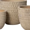Intratuin bloempot Demi beige D 31 H 28 cm