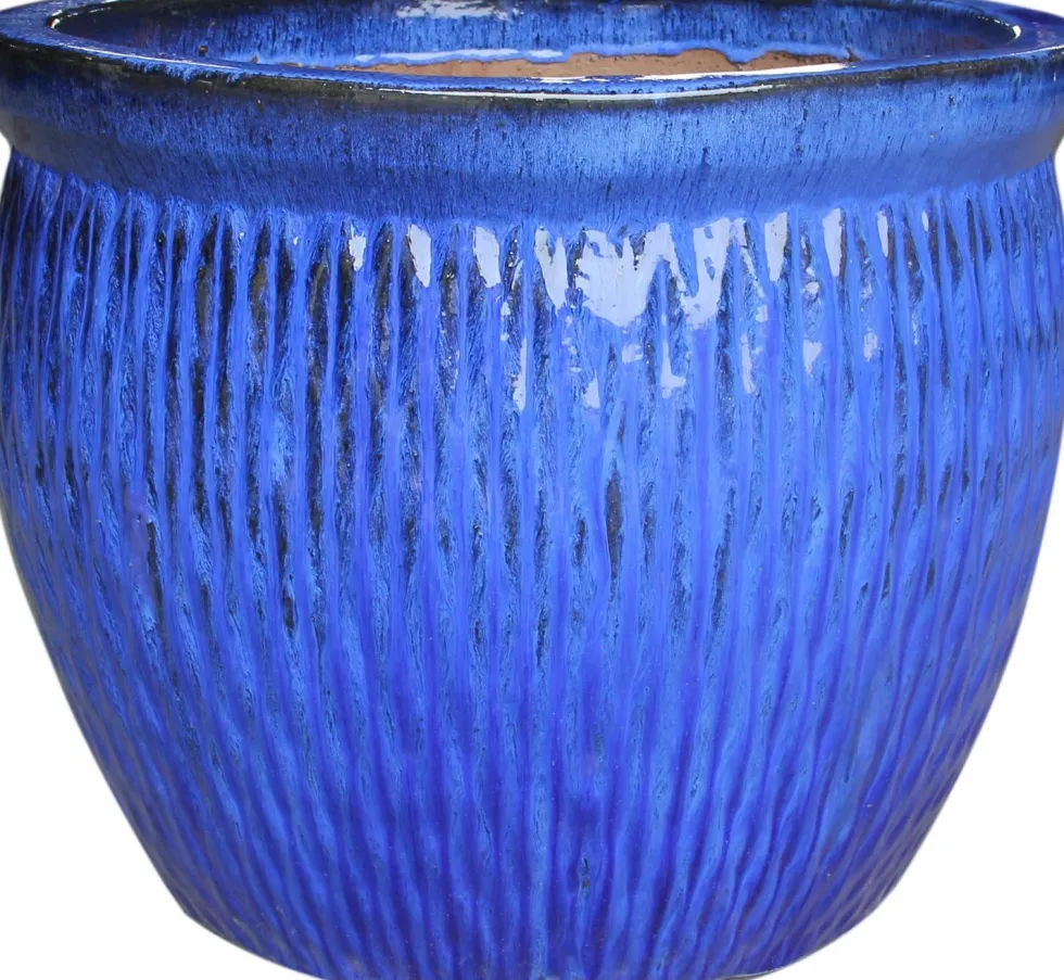 Intratuin bloempot Den Haag blauw D 64 H 53 cm