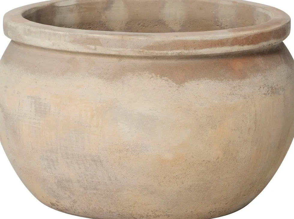 Intratuin bloempot Didi beige D 50 H 29 cm