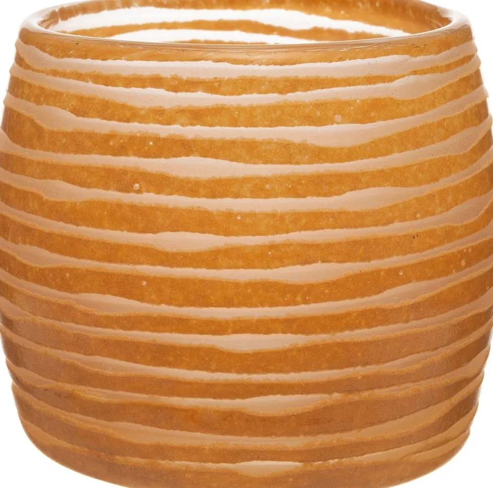 Intratuin bloempot Dieke geel D 10 H 8,5 cm