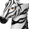 Intratuin bloempot Dieren zebra zwart / wit 17,6 x 9,1 x 24,9 cm