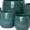 Intratuin bloempot Digne groen D 26 H 24 cm
