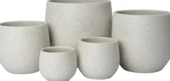 Intratuin bloempot Dinan crème D 14 H 12 cm
