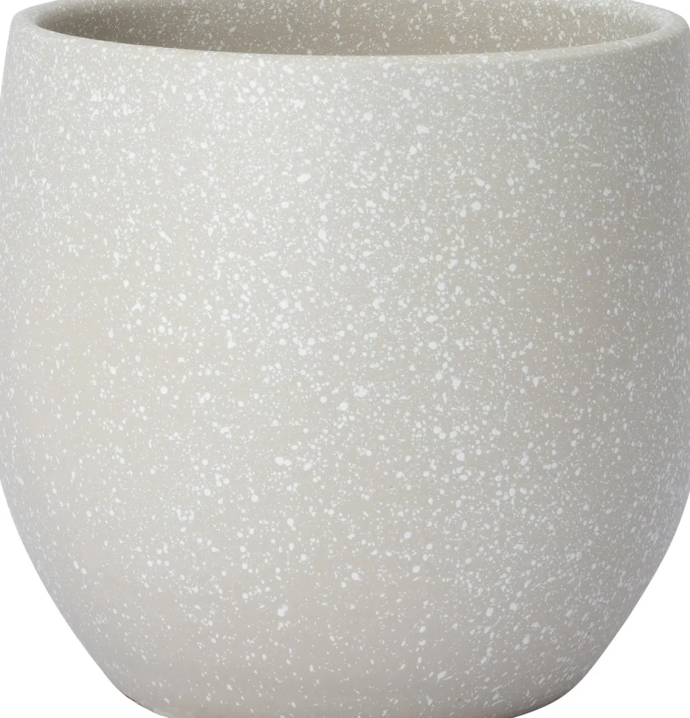 Intratuin bloempot Dinan crème D 14 H 12 cm