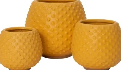 Intratuin bloempot Din geel D 13,5 H 12 cm