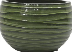 Intratuin bloempot Eddie groen D 31 H 20 cm