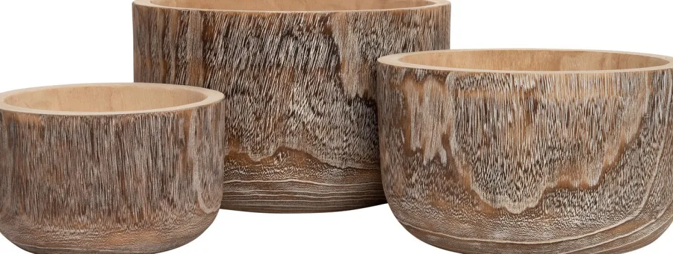 Intratuin bloempot Eddie naturel D 22 H 13 cm