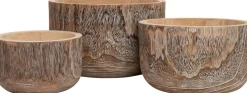 Intratuin bloempot Eddie naturel D 34 H 20 cm
