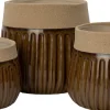 Intratuin bloempot Eden bruin D 11 H 9,5 cm